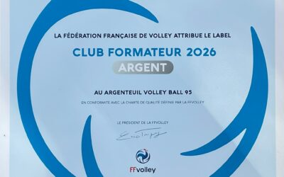 AVB95 obtient le Label Club Formateur 2026 – Argent